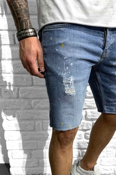 Модные мужские джинсовые шорты Black island С-260
