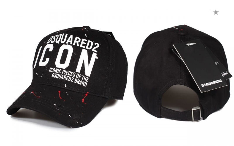 Черная брендовая кепка Dsquared К-63