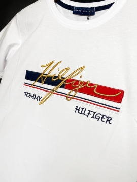 Біла чоловіча футболка Hilfiger Ф-838