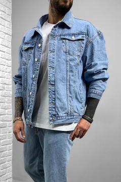 Чоловіча джинсова куртка К-476
