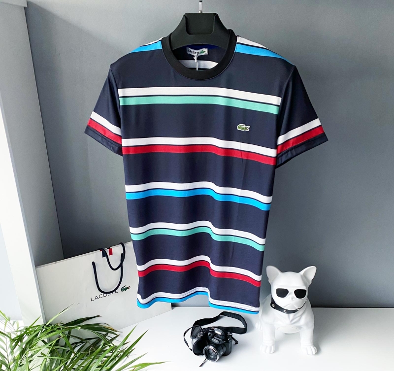 Стильная мужская брендовая футболка Lacoste Ф-882
