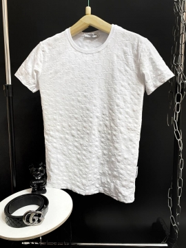 Брендовая однотонная футболка Dior Ф-892