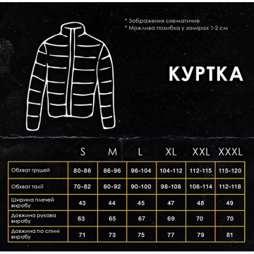Стильна чоловіча чорна демісезонна куртка К-519