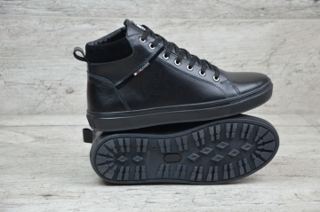Мужские кожаные зимние ботинки Hilfiger Т-554