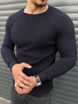Стильний чоловічий светр з ребрами (4 кольори) Т-545