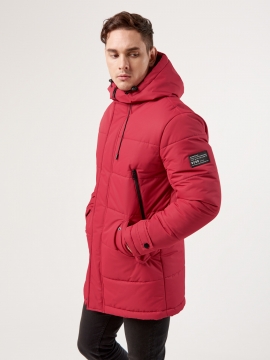 Красная мужская зимняя куртка Riccardo К-568