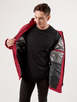 Красная мужская зимняя куртка Riccardo К-568