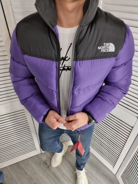 Фиолетовая зимняя куртка The north face К-588
