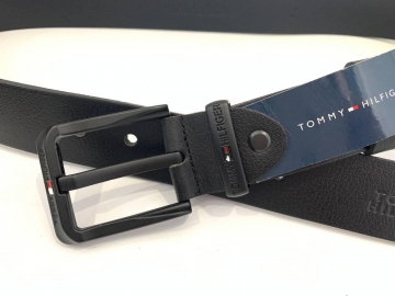 Мужской ремень Tommy с черной пряжкой Р-221