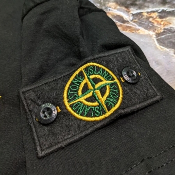 Чоловічі футболки Stone Island (чорна та біла) Ф-939