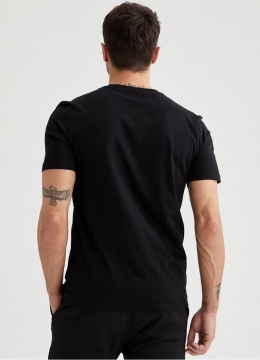 Базова чоловіча чорна футболка Ф-971