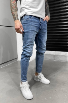 Мужские синие модные джинсы D-611