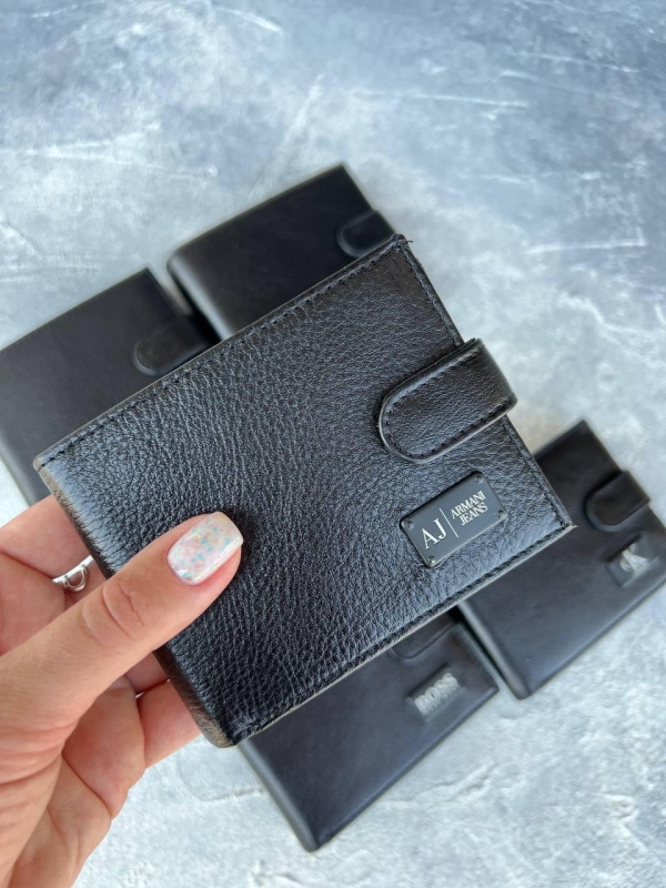 Чоловічий шкіряний гаманець Армані К-89