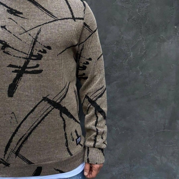 Мужской модный свитер осень-весна Т-754