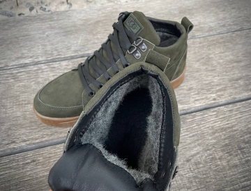 Стильні чоловічі черевики Ugg хакі Т-713