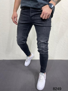 Черные молодежные джинсы Д-695