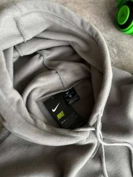 Светлый серый спортивный костюм Nike из полара К-616