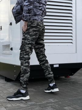 Чоловічі штани камуфляжні з бічними кишенями Б-463
