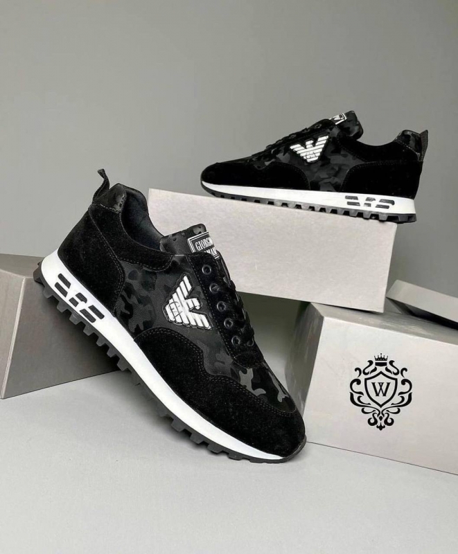 Брендовые мужские кроссовки Армани весна-осень Т-773