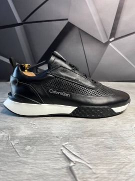 Модные мужские кроссовки СК из натуральной кожи Т-806