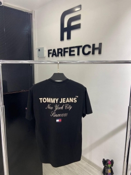 Черная мужская футболка Tommy jeans Ф-1228