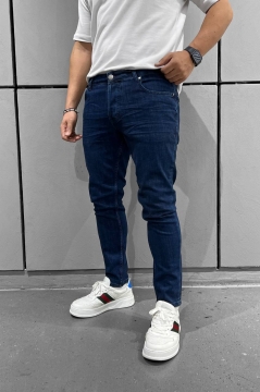 Темно синие турецкие мужские джинсы Д-749