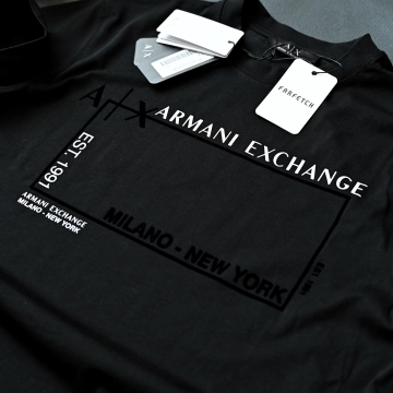 Брендовая мужская футболка Armani exchange Ф-1256