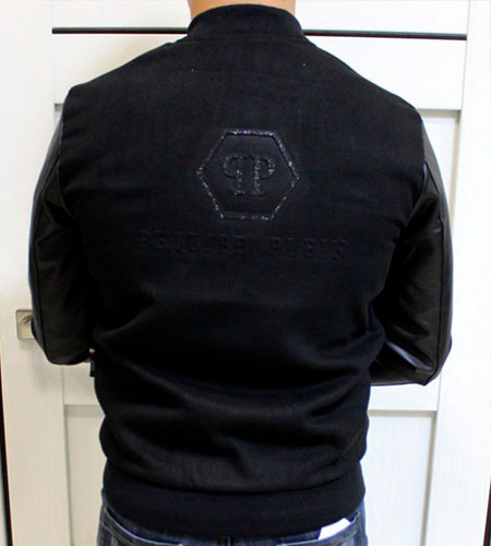 Мужская Осенняя Брендовая Куртка Plein K-168