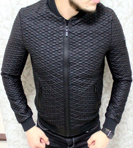 Мужская Кожаная Куртка Gucci К-184