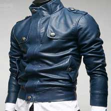 Синяя Мужская Куртка KR-57