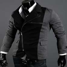 Темное Мужское Пальто K-74