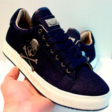Синие Кроссовки Philipp Plein Т-109