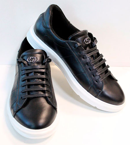Черные Кроссовки Gucci T-120