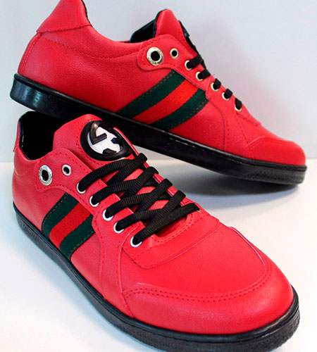 Красные Мужские Кроссовки Gucci T-129