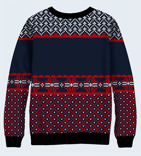 Мужской Свитшот с Оленями S-103