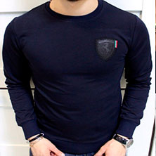 Модный Темно-Серый Свитер Ferrari S-106