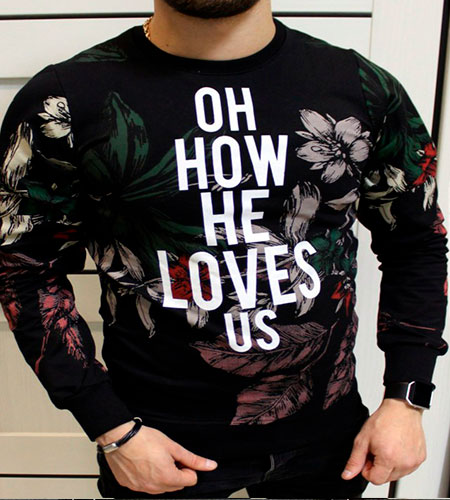 Модный Молодежный Свитшот S-113