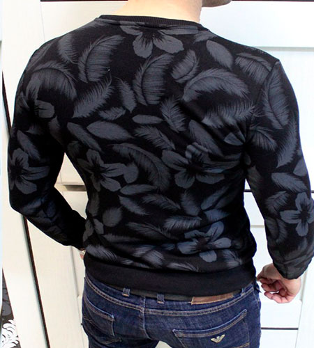 Мужской Свитер с Перьями S-141