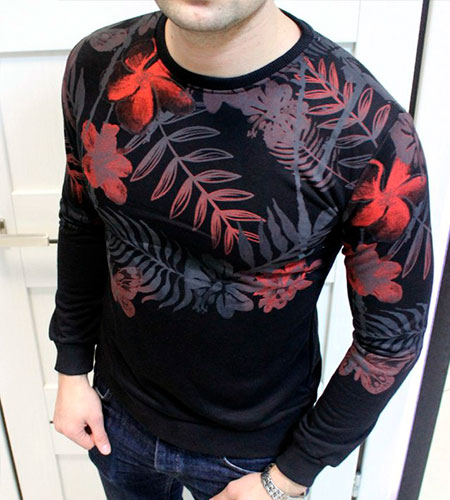 Модный Мужской Свитшот S-142