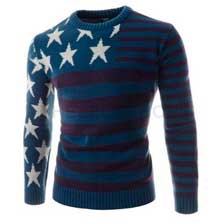 Мужской Свитер со Звездами S-94