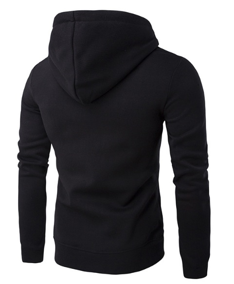 Черная Толстовка с Капюшоном Т-142