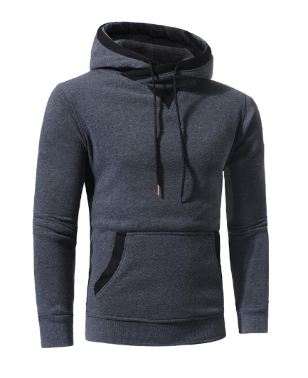 Модная Серая Кофта с Карманами Т-148