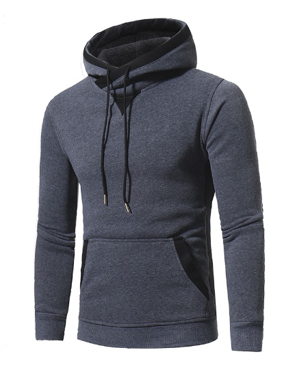 Модная Серая Кофта с Карманами Т-148