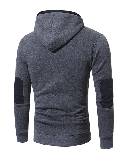 Модная Серая Кофта с Карманами Т-148