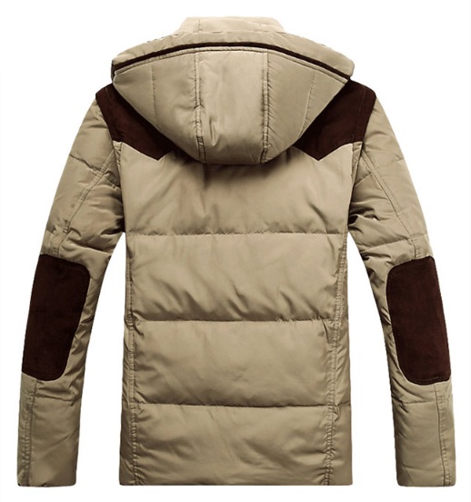 Черная Зимняя Куртка на Парня Z-1318