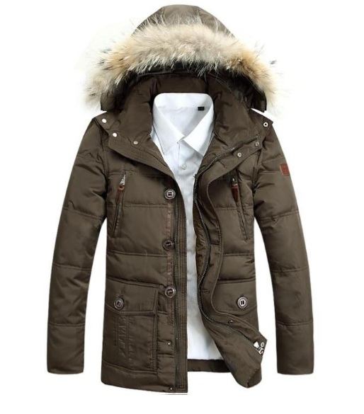 Мужская Зимняя Куртка с Мехом Z-1326
