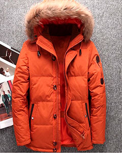 Пуховик помаранч 2123