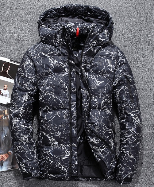 Стильная Мужская Зимняя Куртка Z-1341