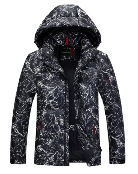 Стильная Мужская Зимняя Куртка Z-1341