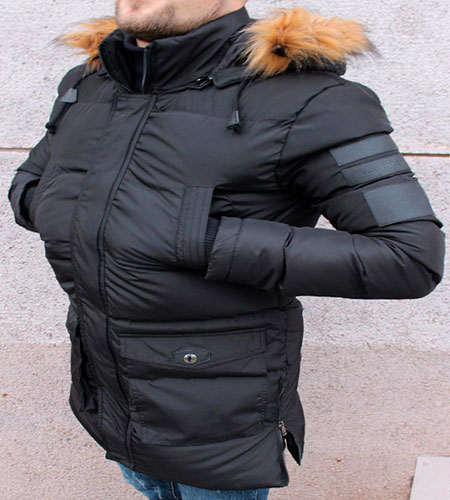 Стильная Мужская Зимняя Парка Z-1354